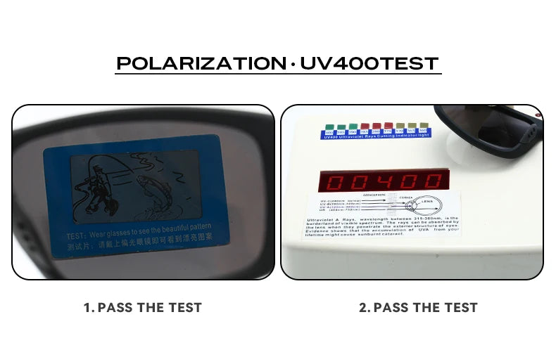 Karos polariserede solbriller UV400 til mænd og kvinder – cykling, fiskeri, løb, udendørs sport – solbriller til cykling og kørsel – YZ2012