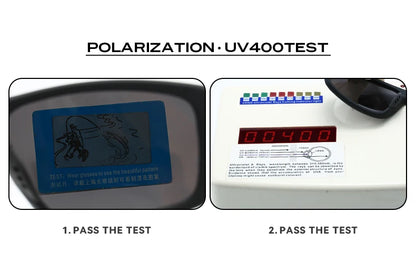 Karos polariserede solbriller UV400 til mænd og kvinder – cykling, fiskeri, løb, udendørs sport – solbriller til cykling og kørsel – YZ2012
