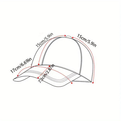 Funny Style Cat Patterned Baseball Cap with Adjustable Outdoor Casual Hat Suitable for Both Men and Women Cat Enthusiasts