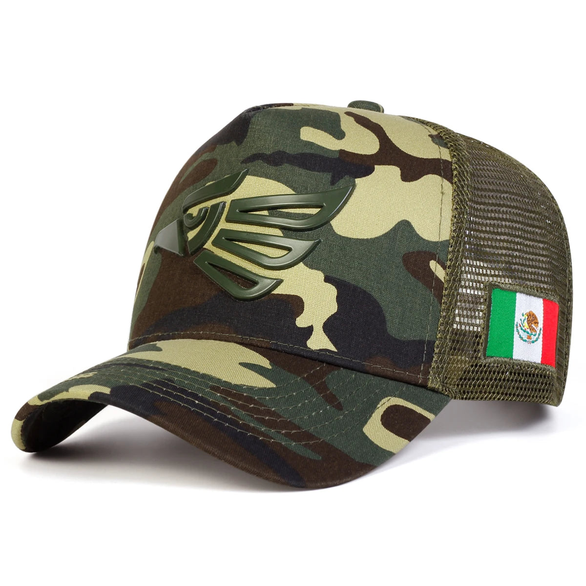 Unisex-Baseballkappen mit „Mexican Eagle“-Label, verstellbar, Freizeitmützen, Sonnenhüte für Frühling und Sommer im Freien
