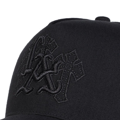 Unisex LA Letter Cross Embroidery Baseball Caps Spring and Autumn Outdoor Adjustable Casual Hats Sunscreen Hat Sports Cap