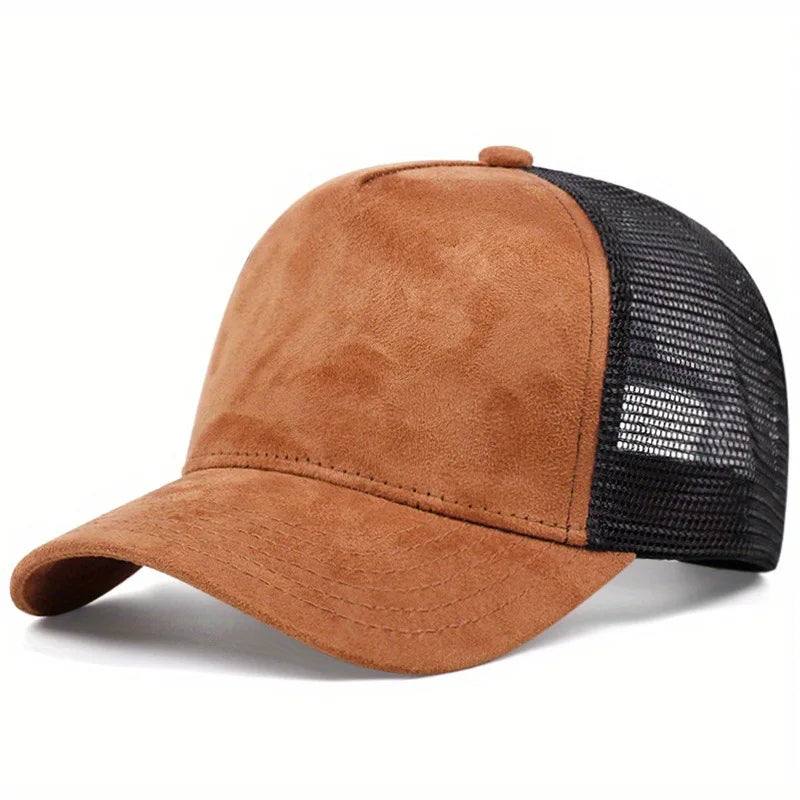 Letní síťovaná baseballová čepice pro ženy a muže s písmenkovou nášivkou, snapbacková čepice, ležérní, prodyšná, unisex, street, hip hop, trucker čepice