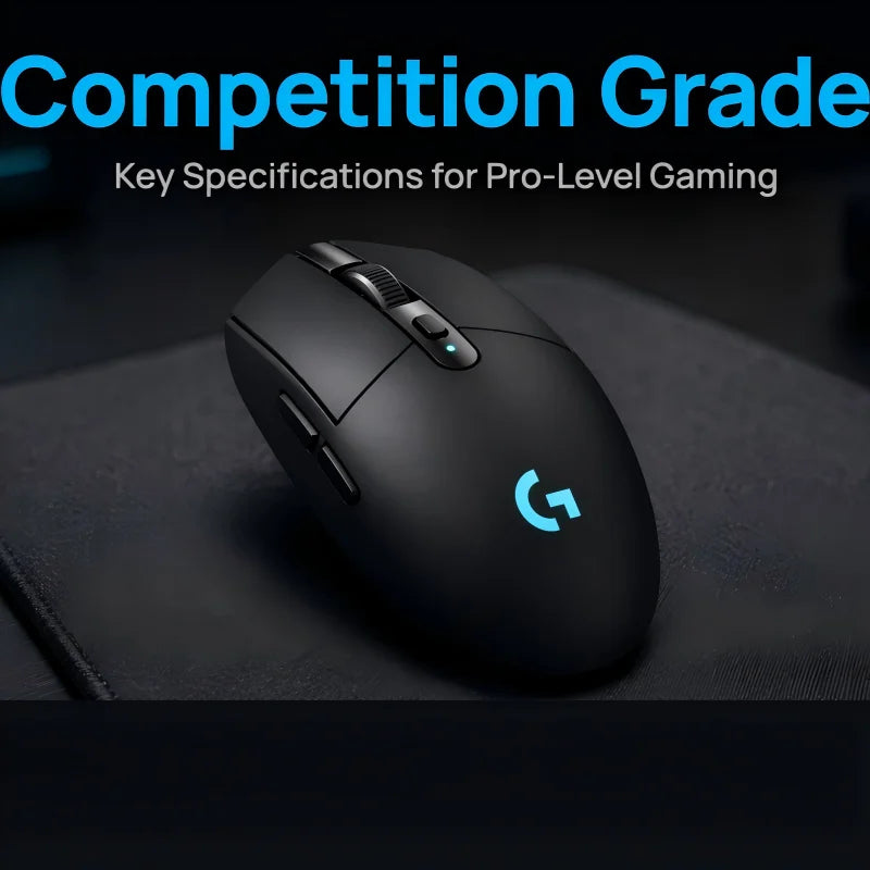 Logitech G304 Wireless Wired Gaming Mouse Fast Response Comfortable Grip For FPS Gamer