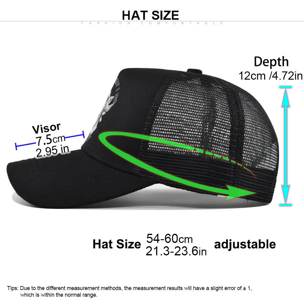 Gorra de béisbol de moda para primavera-verano, de malla estampada y transpirable, con logotipo personalizado para hombres, mujeres y parejas; gorra con visera, casquette.