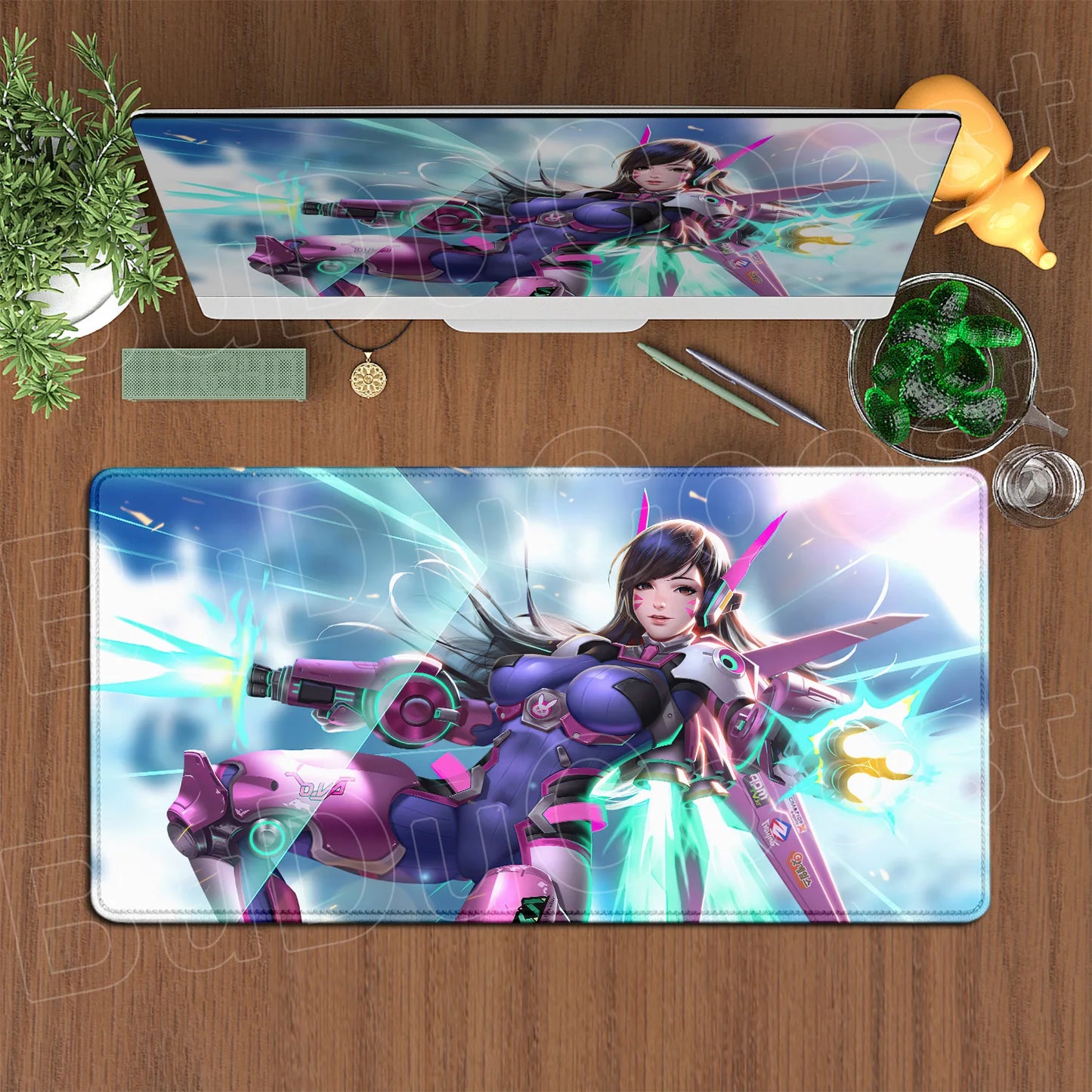 Large XXL DIY Cool  Overwatch Mouse Pad Keyboard Table Gaming Accessories Non-Slip Rubber Edge locking spped Laptop Rug desk Mat