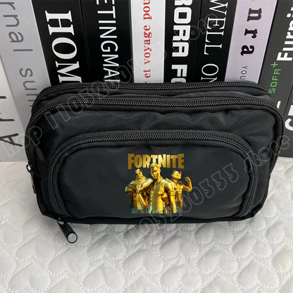 Estojo para Canetas Fortnite com Padrão Criativo do Jogo, Estojo Harajuku, Bolsa de Arrumação para Rapaz e Rapariga, Material de Regresso às Aulas, Presentes de Aniversário e Festa