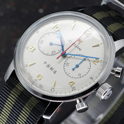 SEAKOSS 1963 Chronograph 42mm 40mm 38mm Sapphire Original Seagull ST1901 Movement With Gooseneck Pilot Men's Mechanical Watches