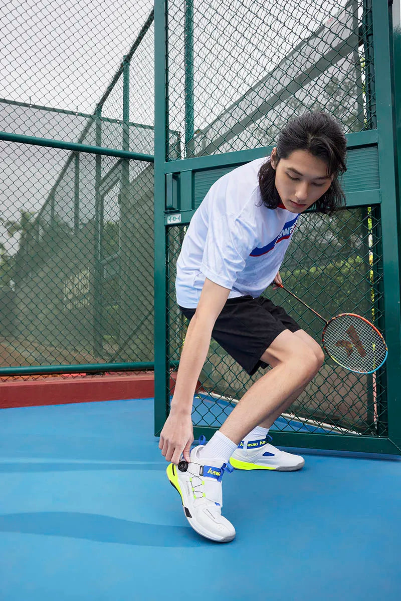 Zapatillas profesionales de bádminton Kawasaki King Series 2.0 para hombre y mujer, deportivas antitorsión originales, zapatillas de tenis para hombre, sneakers A3311