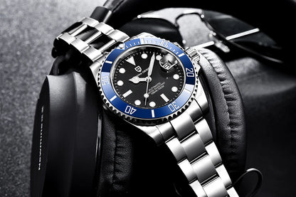 PAGANI DESIGN Men's Automatic Mechanical Watch PD1661 8215 Dive Stainless Steel Waterproof Clock Sapphire Reloj Hombre