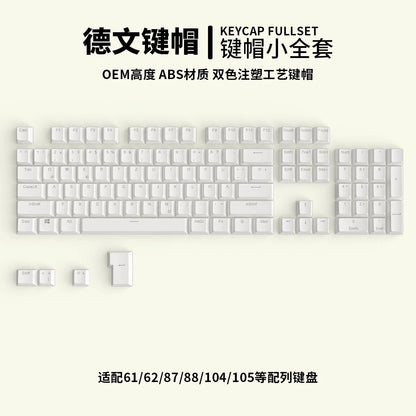 104 teclas retroiluminadas coreanas, francesas, rusas, españolas y alemanas para teclado mecánico con interruptores MX, perfil OEM, teclas ABS DIY