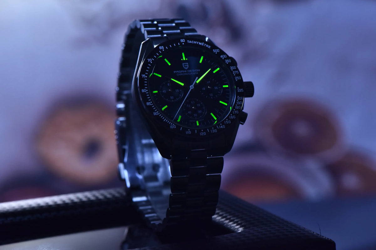 PAGANI DESIGN 2026 New Men's Watches Top Luxury Quartz Watch For Men Auto Date Speed Chronograph AR Sapphire Mirror Wrist watch