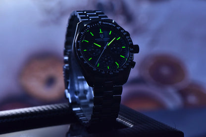 PAGANI DESIGN 2026 New Men's Watches Top Luxury Quartz Watch For Men Auto Date Speed Chronograph AR Sapphire Mirror Wrist watch