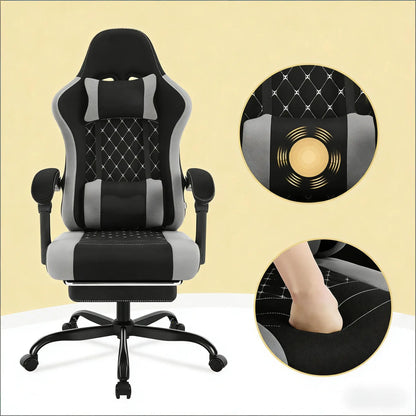 Swivel Office Chair, Ergonomic Computer Chair, Massage Gaming Chair (Office Chair Only)