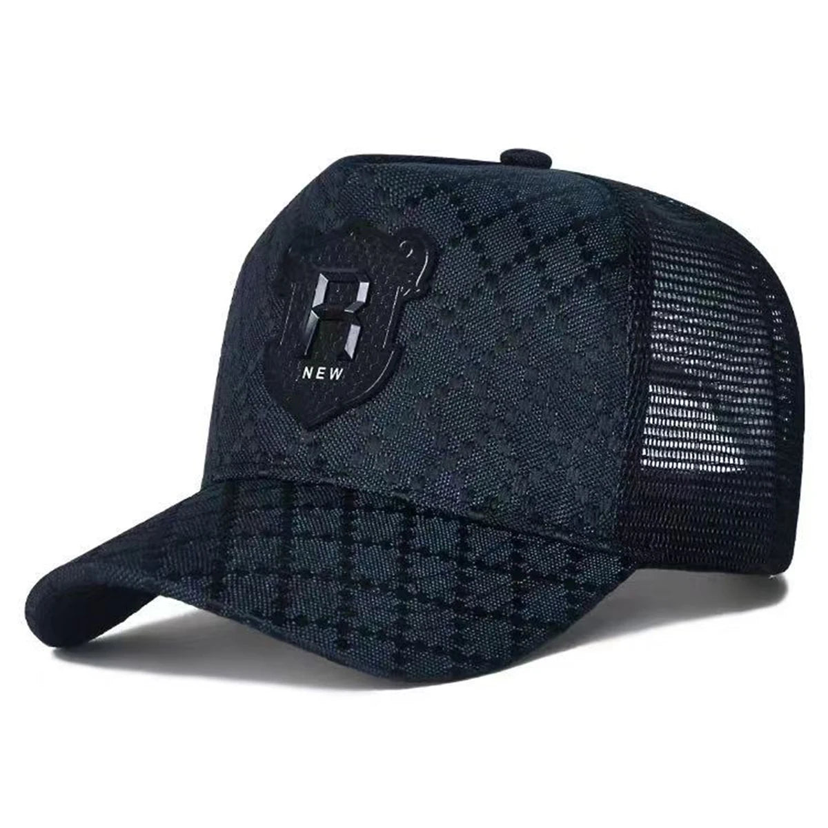 Șepci de baseball unisex cu broderie literă „R”, pentru primăvară-vară, în aer liber, reglabile, casual, cu protecție solară, șepci sportive