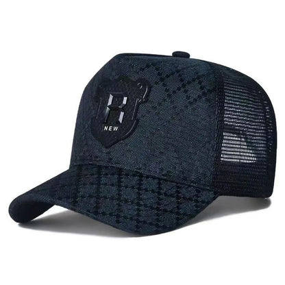 Șepci de baseball unisex cu broderie literă „R”, pentru primăvară-vară, în aer liber, reglabile, casual, cu protecție solară, șepci sportive