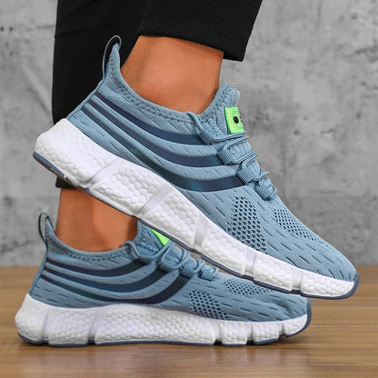 Chaussures de dehors Décontractées pour Homme, Baskets Légères et Respirantes, Plates, Anti-Allure, Course en Plein Air, Marche, Tennis, d'Athlétisme, Jogging