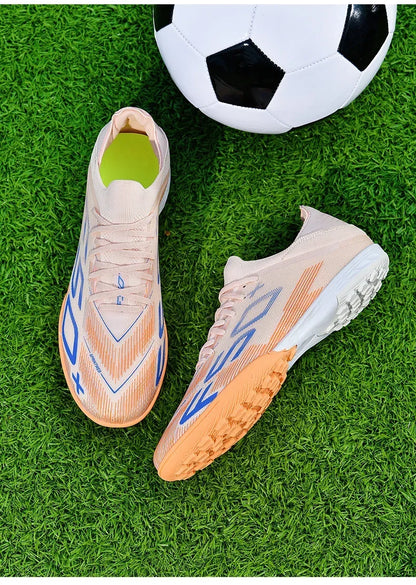 Nouvelles chaussures de football pour hommes, chaussures de match, crampons pour terrain en gazon, baskets de haute qualité, chaussures de futsal pour intérieur, chaussures montantes antidérapantes pour extérieur, meilleu