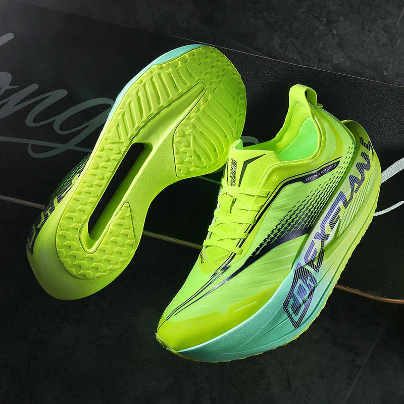 Marathon Men Running Shoes Carbon Board Specialty Sports Breathable Lightweight Women's Comfortable Chunta Athletic Sneakers