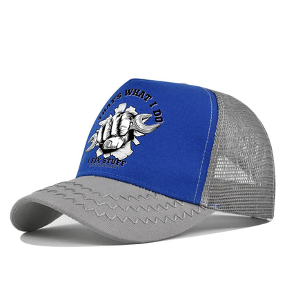 Gorra de béisbol de moda para primavera-verano, de malla estampada y transpirable, con logotipo personalizado para hombres, mujeres y parejas; gorra con visera, casquette.