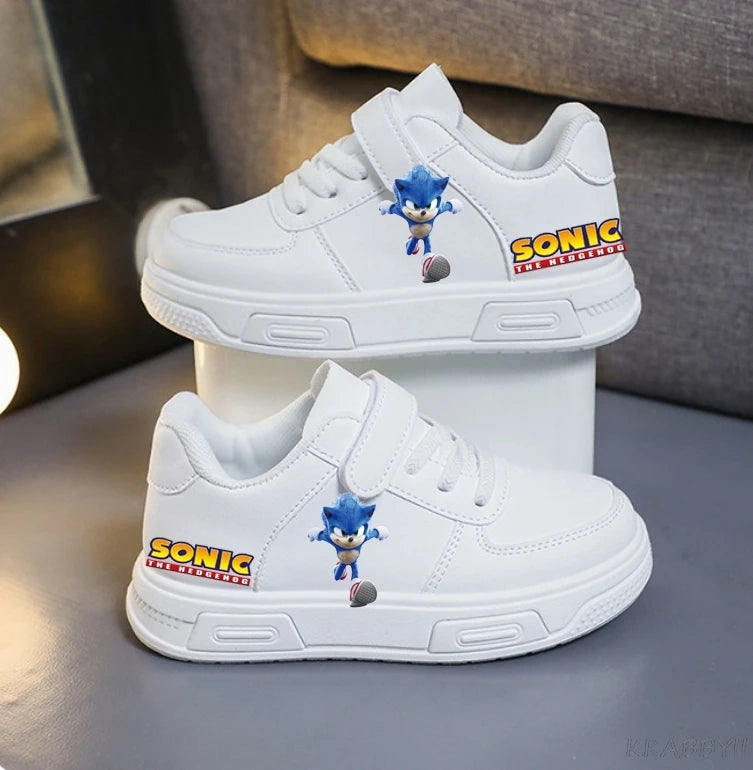 Sonic Students Fashion Casual Shoes Cartoon Anime Print Sneakers Cute Board Shoes Birthday Party Gifts