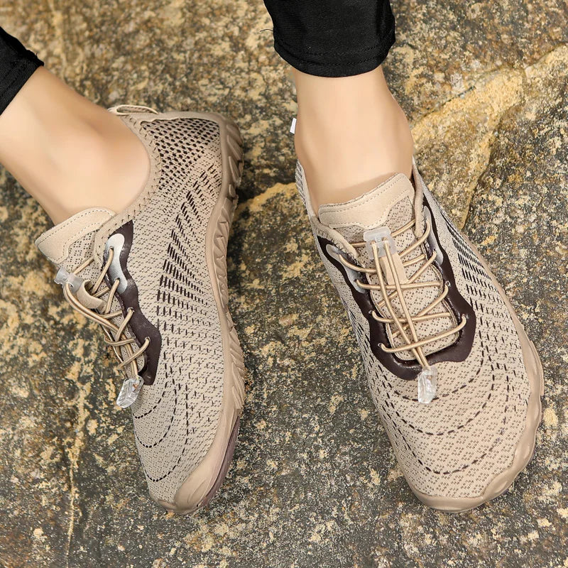 Quick Dry Aqua Shoes for Men Women Breathable Non-slip Water Sneakers Barefoot Soft Sole Wading Footwear for Swimming Beach