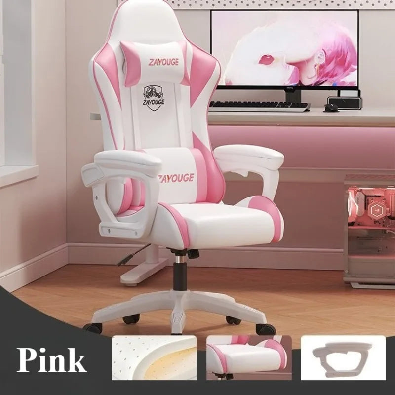 Support arrière pour ordinateur chaises de bureau Design ergonomique Support arrière au sol chaises de bureau fauteuil pivotant Silla meubles de jeu