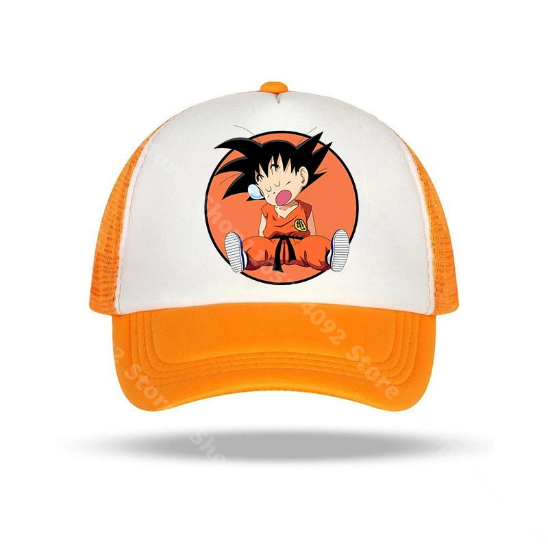 „Dragon Ball“ beisbolo kepurės su anime personažų atvaizdais, saulės kepurės vaikams ir suaugusiems, vasarinės, kvėpuojančios, kasdienio stiliaus kepurės, reguliuojamos kepurės su snapeliu, dovanos
