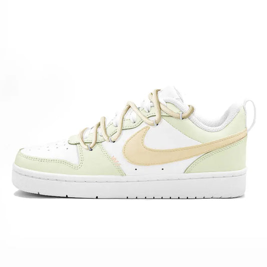 Custom Sneakers Nike Court Borough Green Grape Soda Fresh Sweet Cute Women's Skate Shoes