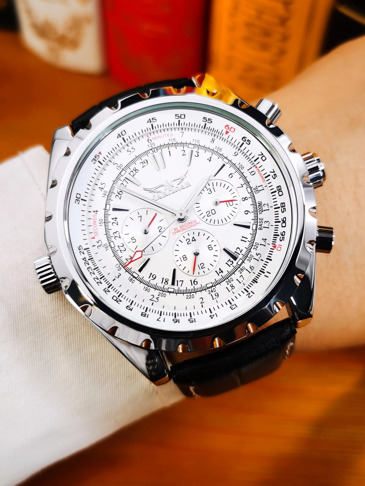 JARAGAR 212 Mechanische Automatikuhr für Herren, Business-Mode, Luxus, Wochenkalender, Herrenuhr, Premium-Geschenk, Reloj Hombre