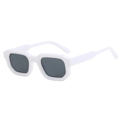 UV Protection Small Frame Square Sunglasses Punk Square Women Sun Glasses Leopard Print UV400 Retro Eyewear Photography