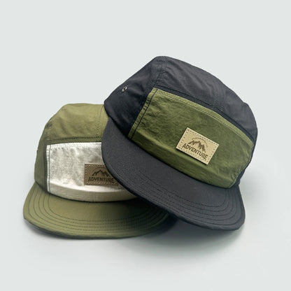 Casquettes de baseball unisexes à séchage rapide, pour l'extérieur, avec lettres, polyvalentes, à visière courte, tendance, pare-soleil, color block, respirantes, à visière inclinée