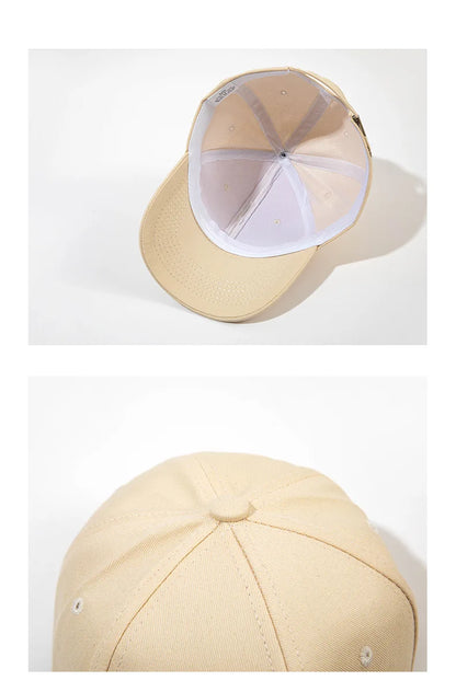 Barve Poletje Jesen Moda Enobarvne Moški Ženske Baseball kapica Adhezivna kapica HipHop Nastavljiva Kul sončna kapica Casquette Gorras Darilo