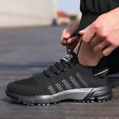 Sneakers casual da uomo in mesh, leggere e traspiranti, scarpe da running slip-on con suola morbida, mocassini bassi da uomo, trainers Zapatos Hombre