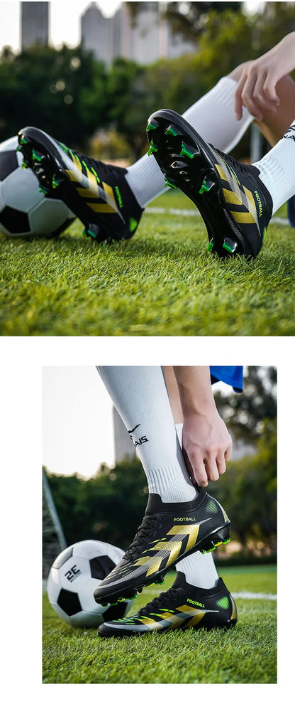 New Men Football Boots Professional Cleats Futsal Match Soccer Shoes Hot Sale TF/FG Unisex Ultralight Sneakers High-quality