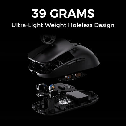 MCHOSE L7 Wireless Gaming Mouse L7 Ultra PAW3395 26K Sensor Dual 8K Polling 39g Ultra-Lightweight 2.4GHz RF/BT/Wired Tri-Mode