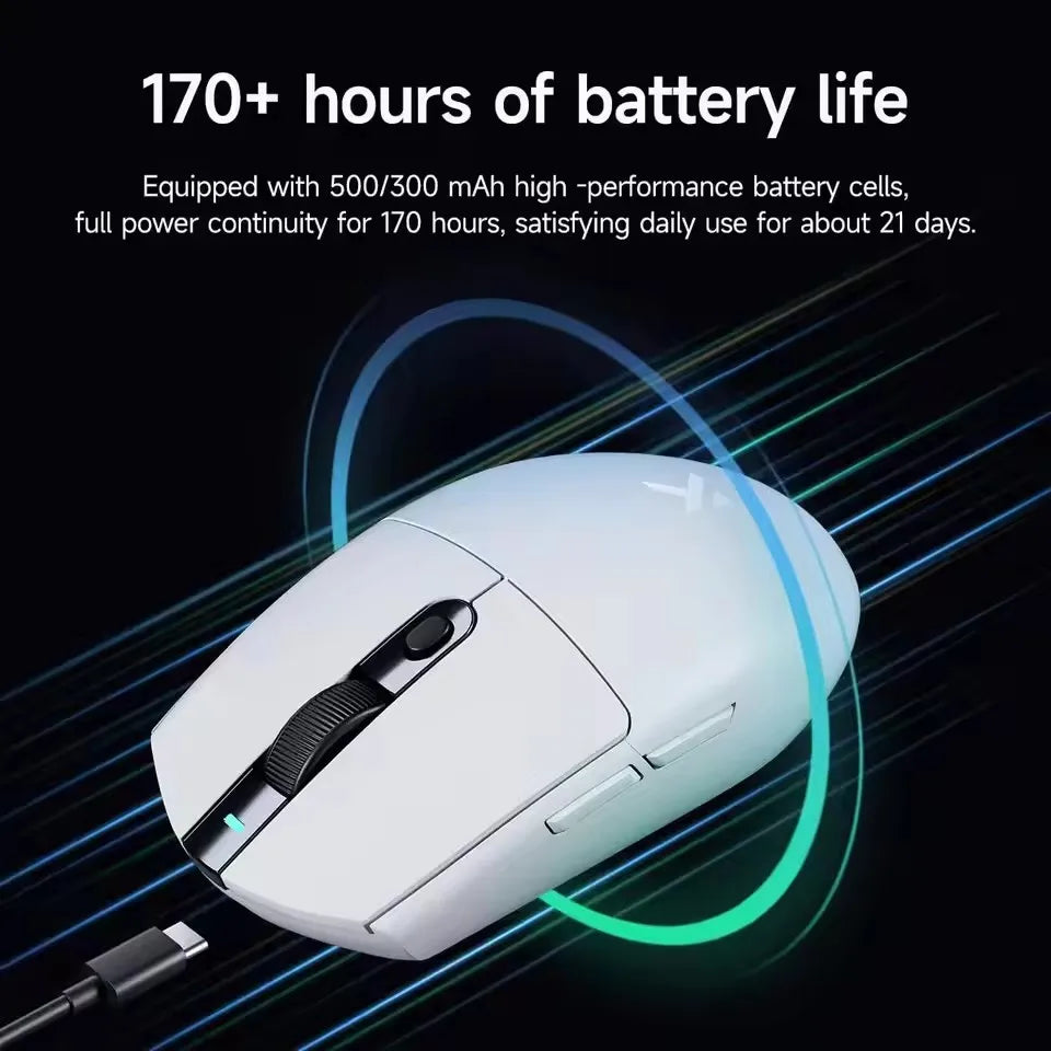Mouse da gaming wireless MCHOSE G3 V2 Pro Tri-Mode Bluetooth 800mAh ricaricabile, leggero, con ergonomia personalizzata per esports