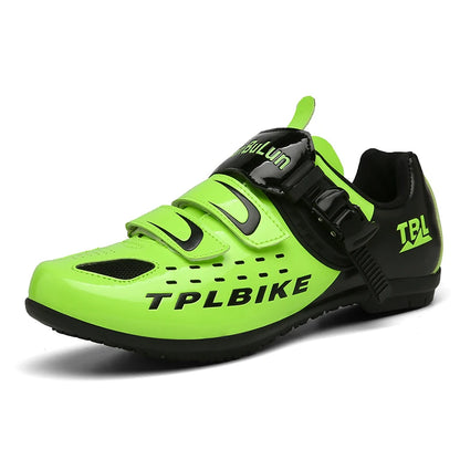 New Men’s and Women’s Bicycle Shoes Outdoor Cycling Shoes with Three Functional Soles Professional Training Shoes