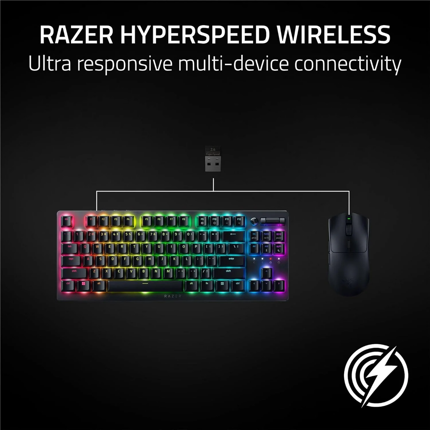 Razer Viper V3 HyperSpeed Wireless Gaming Mouse, 30K DPI Optical Sensor, Lightweight Esports Mouse with Mechanical Switches & Programmable Controls