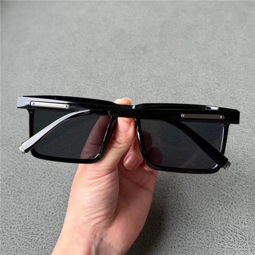 Vazrobe 160 mm oversized solbriller til mænd, polariserede, sorte solbriller til mænd, unisex, store, med bred ramme, XXL-størrelse