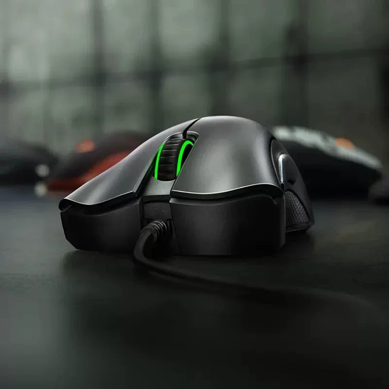 Razer DeathAdder Essential kablet gamingmus / kablet mus 6400DPI 5 uafhængige knapper til bærbar PC Gamer