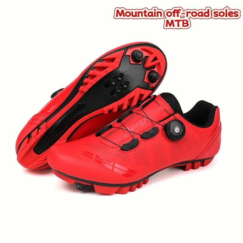 Men's Mountain Bike Shoes MTB,Breathable,Non-Slip,High Hardness,Suitable For Outdoor Road Racing,Mountain Off-Road Riding 37-46