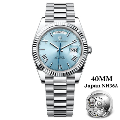 PAGANI DESIGN 2026 New DD40 NH36A Men's Watches Luxury Automatic Mechanical Watch For Men AR Sapphire Glass Date Wrist watch Men