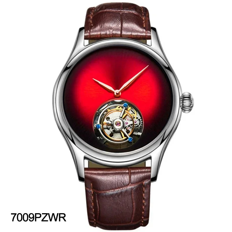 AESOP Flying Tourbillon Skeleton Watch For Men Mechanical Waterproof Mens Watches Top Brand Luxury Movement Stainless Steel 2025