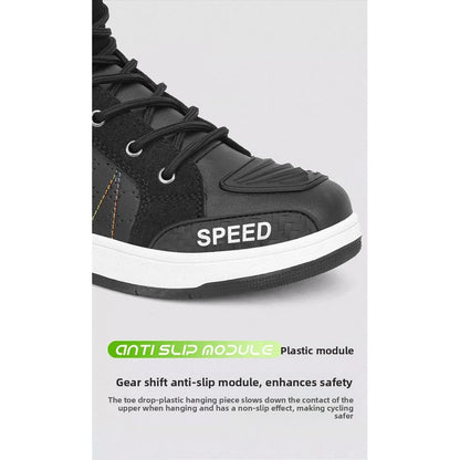 New men's and women's four-season universal safety protection motorcycle riding boots anti-slip and anti-fall motorcycle shoes