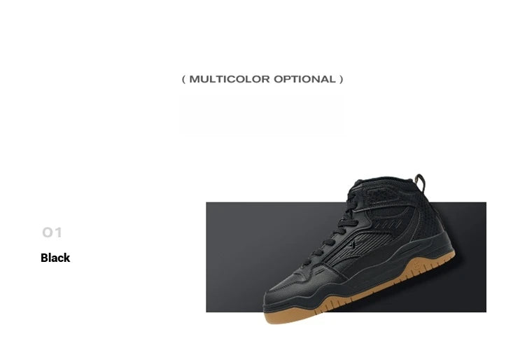 Xtep Cotton Shoes for Men, Street Style, Shock Absorption, Soft Strong Wrapping, Rebound Leisure Outdoor Sneakers 875319370003