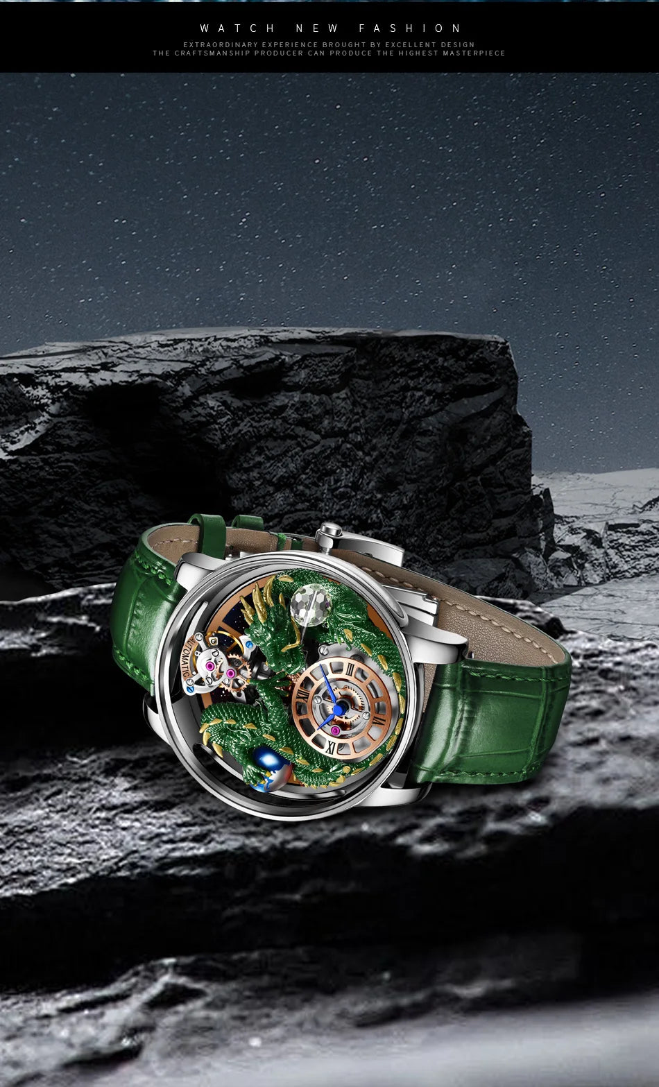 Relógio masculino PINDU Design 2025 NOVO Diamond Tourbillion, relógio de luxo Astronomia de marca premium, quartzo, vidro de safira, impermeável