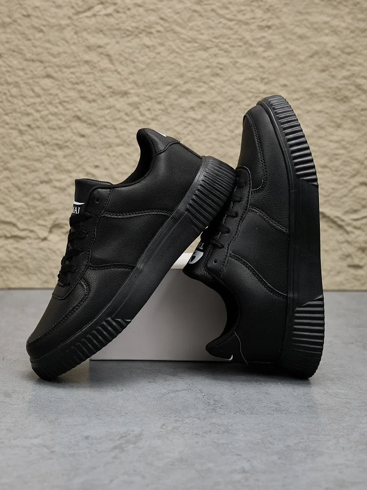 Fashion Leather Men White Sneakers Breathable Comfort Classic Casual Shoes Mens Women Outdoor Walking Shoes Couple Footwear Size