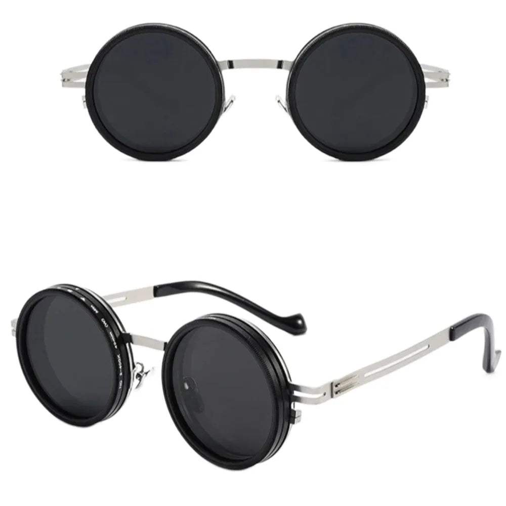 New ND2-400 Adjustable Dimming Glasses 9 Level UV400 Fishing Sunglasses With Glasse Case ND Filter Sun Glasses Driving