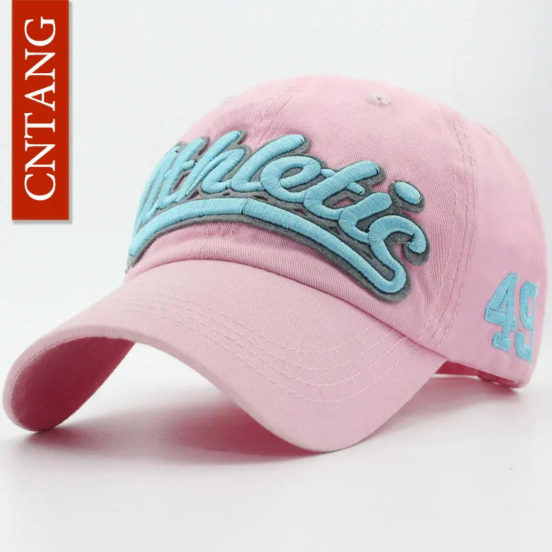 Big Letter Embroidery Baseball Cap Men Summer Casual Women Fashion Snapback Cotton Caps Visor Hip Hop Hat Autumn Adjustable