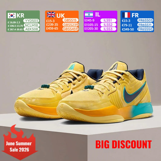 Nike JA 2 EP Morant 2 Men's Cushioned Stylish Versatile Training Basketball Shoes, Slip-Resistant and Durable FD7327-700